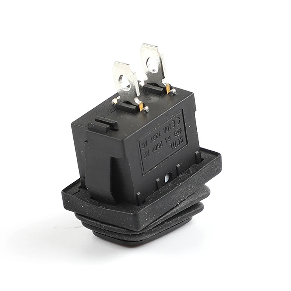 Waterproof,dust-proof,and oil-proof power supply rocker switch KCD1,3-pin,2-position with light,2-pin,2-position without light