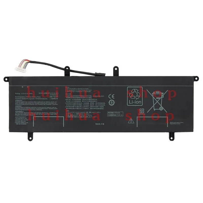 

C41N1901 Battery For Asus ZenBook Duo UX481F UX481FL UX481FA UX4000F Series 70Wh JM