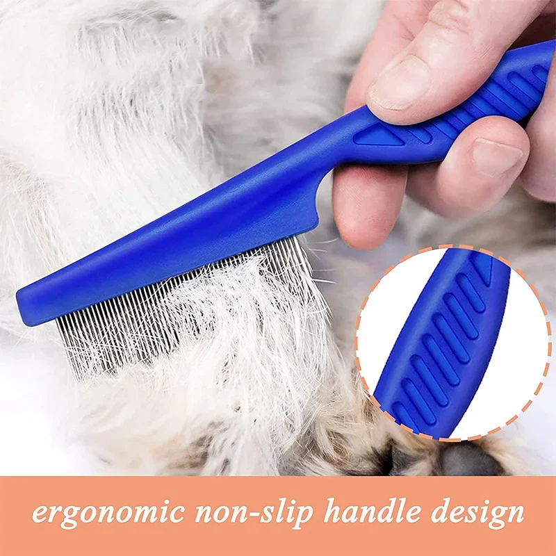 Small Pet Grooming Brush Rabbit Hair Remover Flea Comb Shampoo Bath Brush for Rabbit Hamster Guinea Pig Cleaning Tools