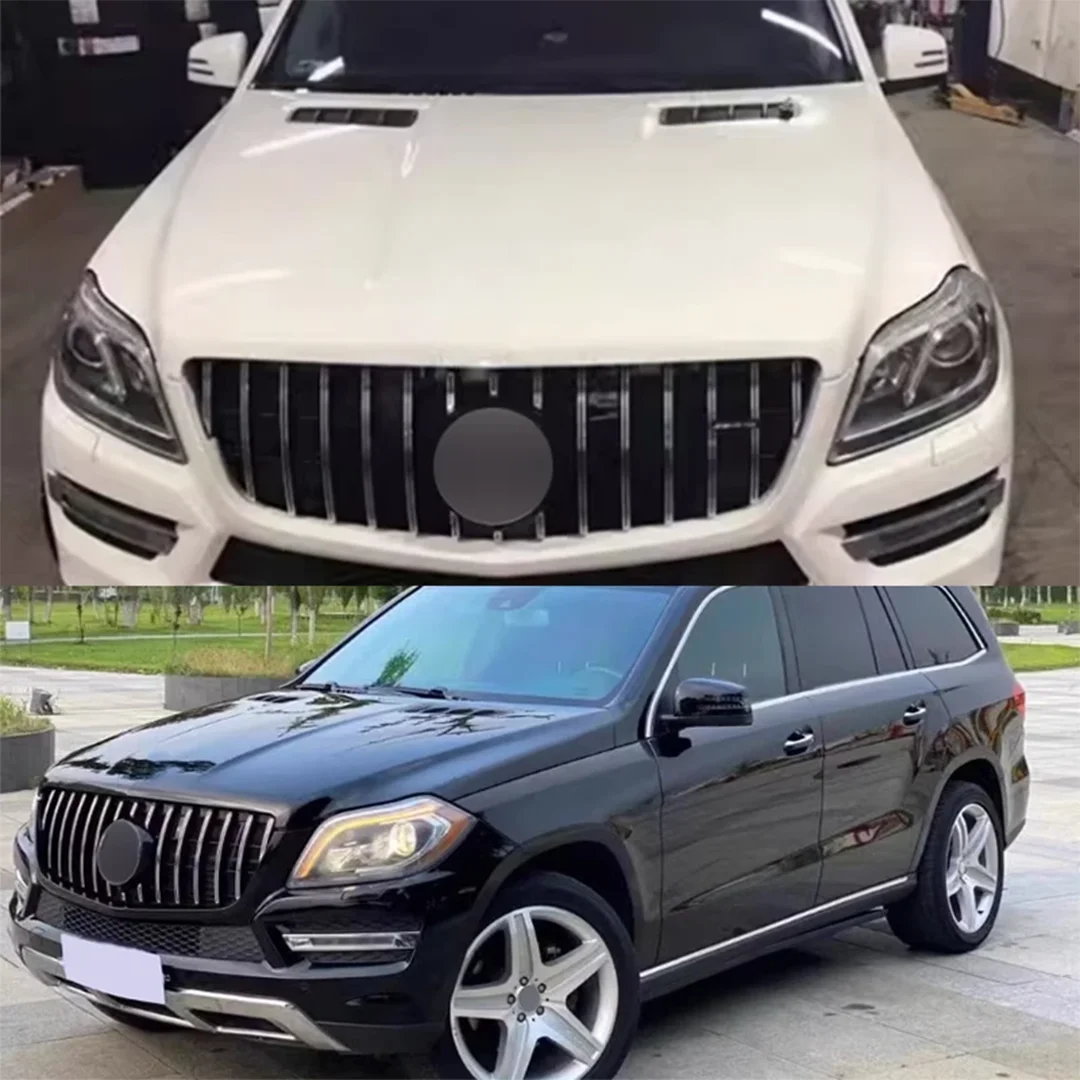

For Mercedes Benz GL-Class X166 GL350 GL400 GL450 2013-2015 GT Style Front Grille Car Styling Upgrade Accessory