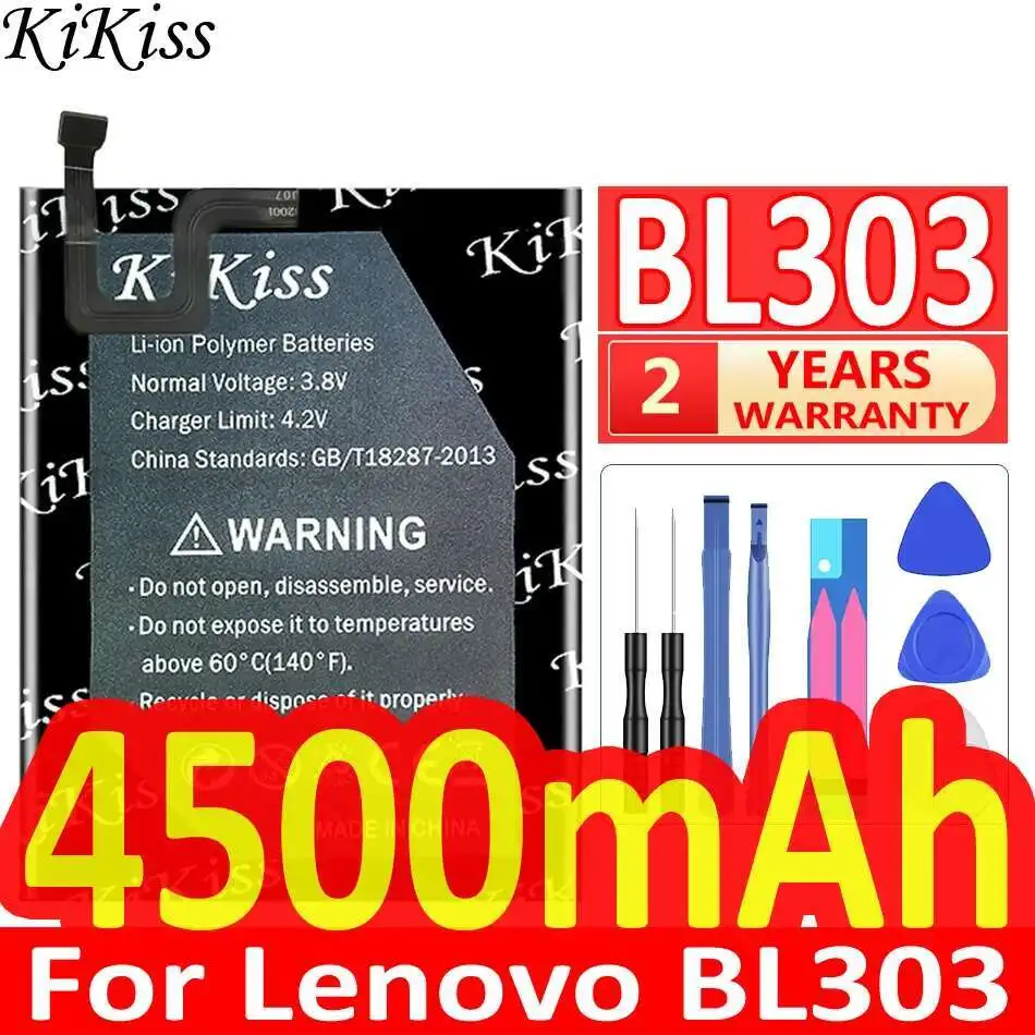 

Надежная сменная батарея для мобильного телефона емкостью 4500 мАч для Lenovo BL303