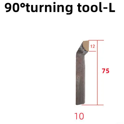 10mm Hartmetall-Schweißspitzen für CNC-Drehwerkzeuge, Drehmeißel, Schweißeinsätze für Aluminium, Metall, Stahl, Eisen – Detail 6