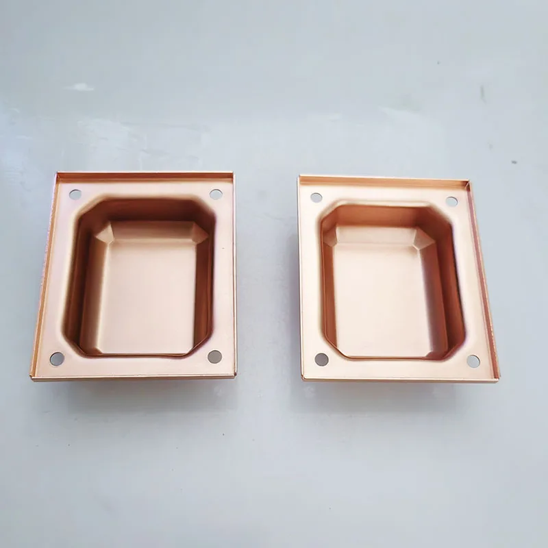 Cubierta lateral superior del transformador, campanas finales, cubierta de sellado de escudo de Metal, accesorios para altavoces de Audio, 2 uds.