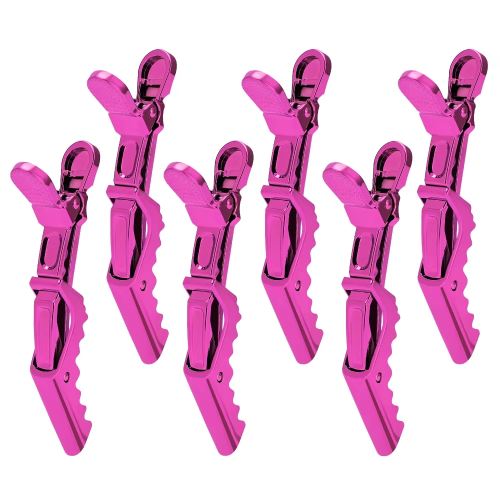 6pcs Alligator Hair Clips, Styling Tools