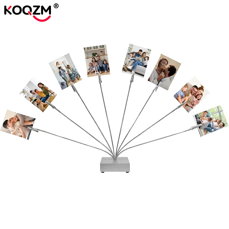 

Photo Cube Base, 8-Branch Money Trees Gift Card Holder With Clips, Picture Stand For Christmas, Wedding, Greeting, Birthday