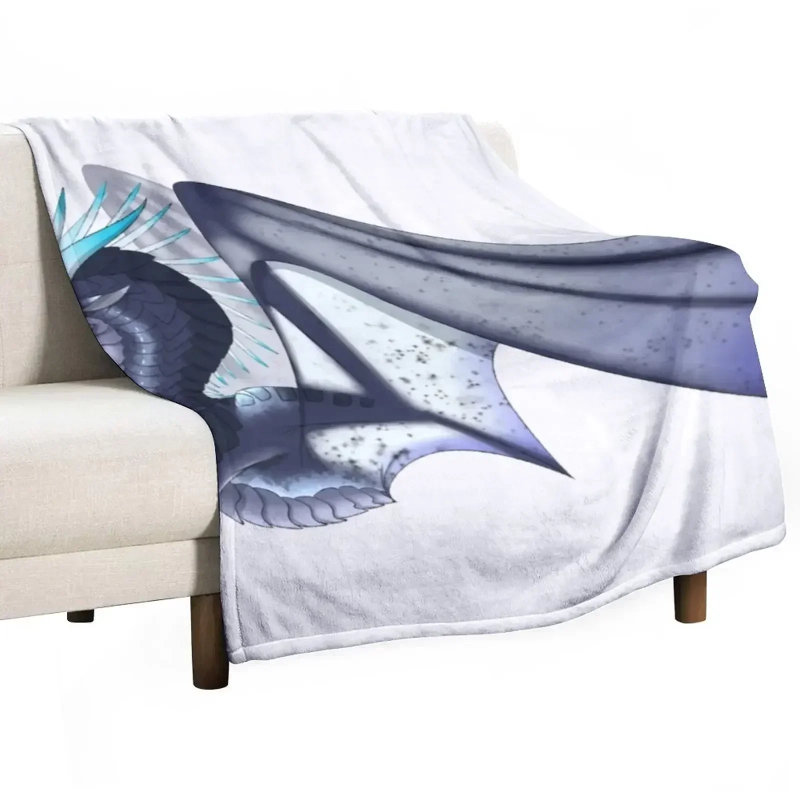 

Wings of Fire - Whiteout Throw Blanket blankets and throws Luxury Brand Bed Blankets