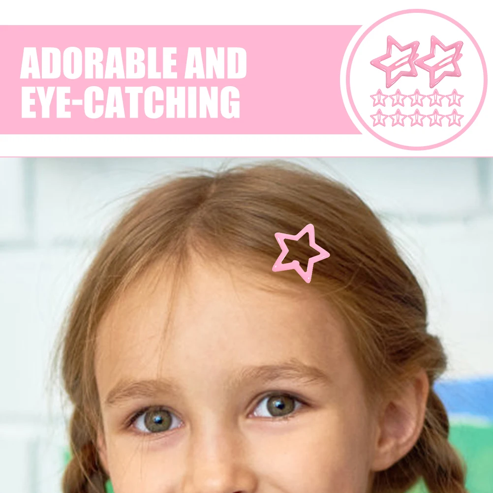 40 قطعة مقاطع نجمة مشابك معدنية للنساء مقاطع شعر صغيرة دبابيس الشعر الزخرفية اكسسوارات التصميم للشعر الرقيق