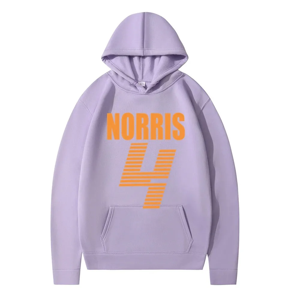 McLaren F1 sudadera con capucha Lando Norris estampada en 4 letras sudadera casual y de moda para hombres y mujeres