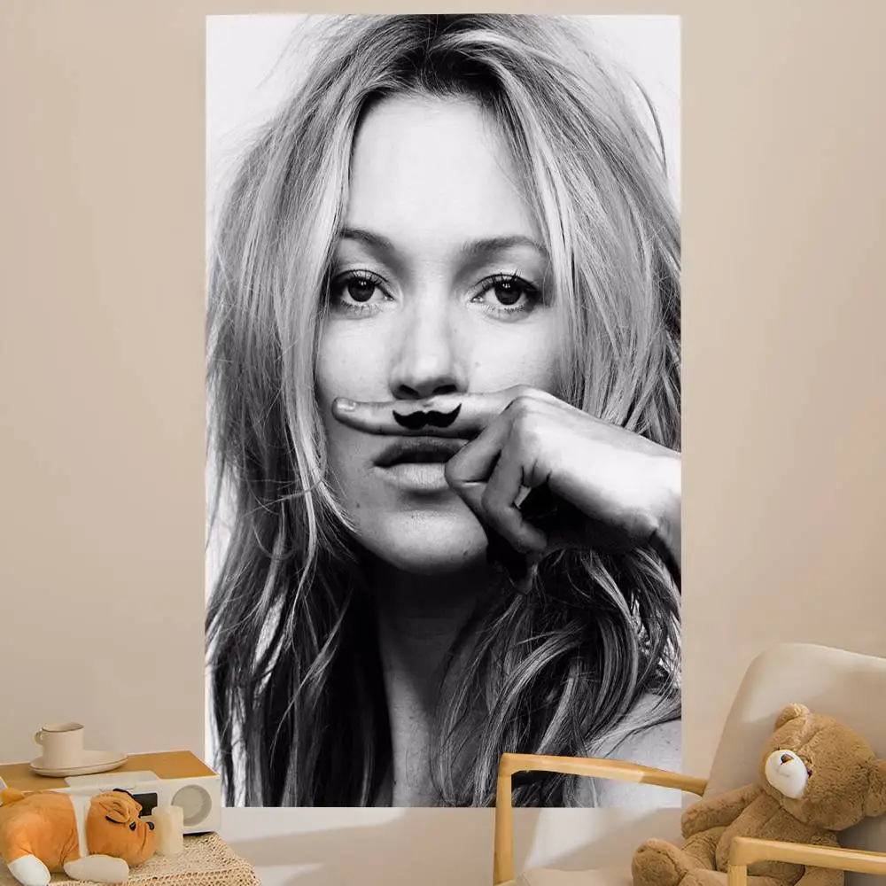 K-Kate Moss DIY Wall Tapestry for Living Room Home Dorm Decor Wall Art Decor