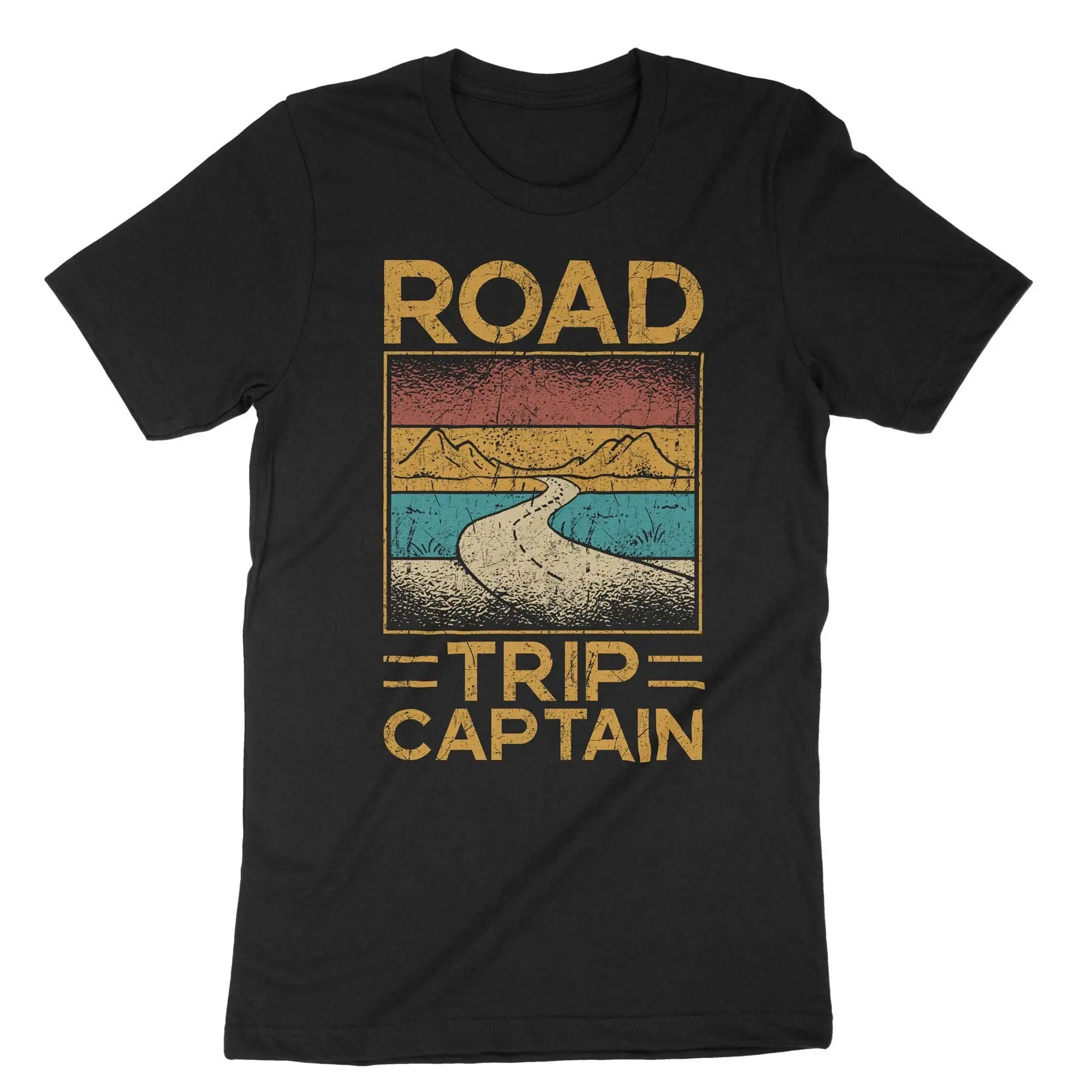 Road Trip Captain T Shirt Travel Lover Adventure Vacation Outdoorsy