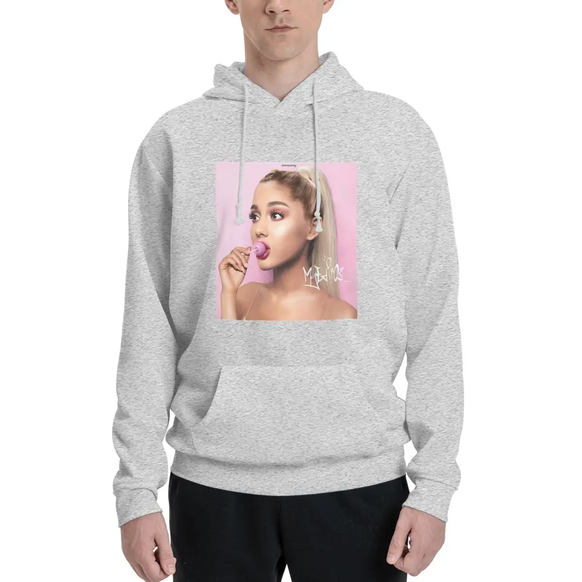 Arianas sudaderas con capucha informales Grandes compositor y2k lindas sudaderas clásicas con capucha otoño de manga larga suelta Sudadera con capucha de gran tamaño Idea de regalo