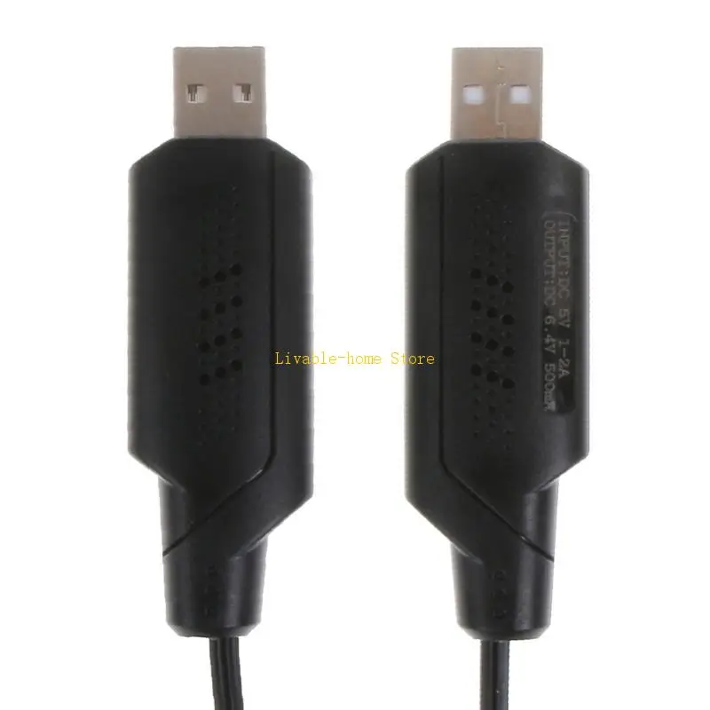 

500mA Liions battery Plugs for Car Toy remote controls toy USB B46D