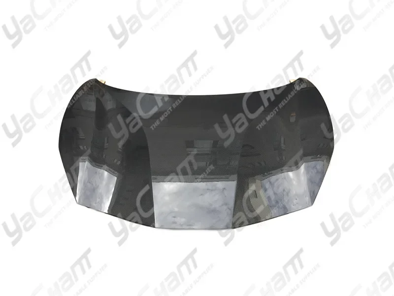 Car-Styling Carbon Fiber Front Hood Cover Fit For 2015-2019 F488 GTB & Spider  OEM Style Front Hood Bonnet