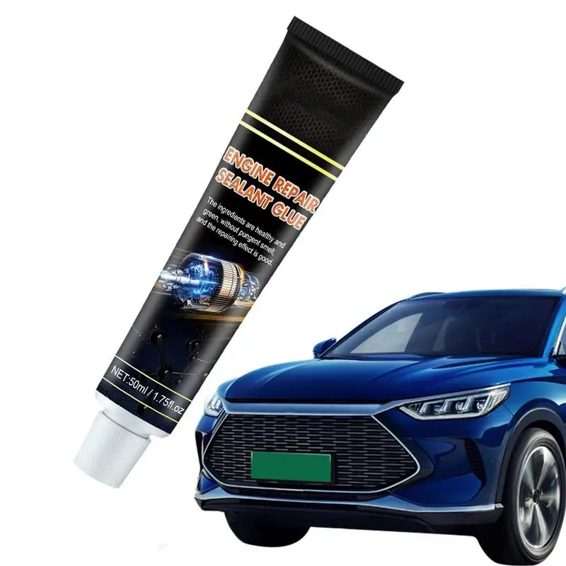 

Engine Gasket Sealer Engine Head Gasket Sealant Liquid 50ml Effective Portable Engine Repair Glue For Automotive Transmission