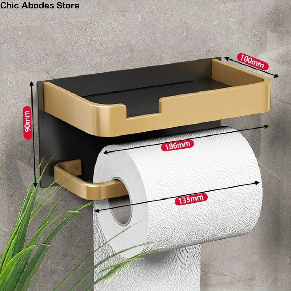 

Настенная коробка для салфеток для ванной комнаты, алюминиевый водонепроницаемый контейнер для туалетной бумаги, влагостойкий держатель для бумажных полотенец без перфорации
