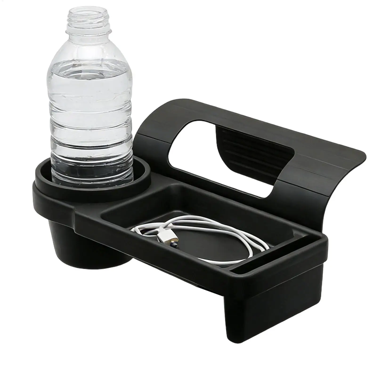 

Подвесной держатель для стаканов на окно автомобиля, многофункциональная подставка с отсеком для хранения для автомобиля, грузовика, внедорожника, для телефона, ключей, бутылок и мелочи