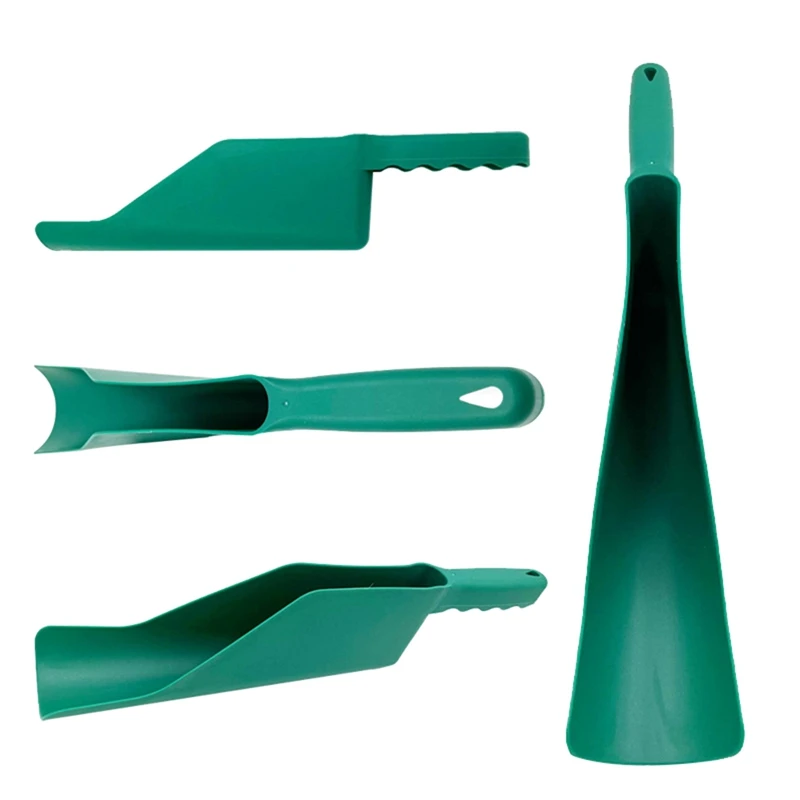 2Pcs Gutter Cleaning Scoop Gutter Getter Cleaner Roof Gutters Cleaning Tool for Ditch Skylights Garden Cleaning Shovel-AD23
