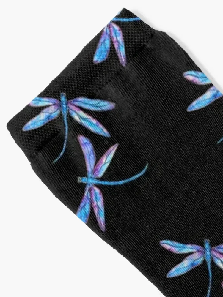 Dragonfly Delight Socks custom sports with print New year's Women Socks Men's