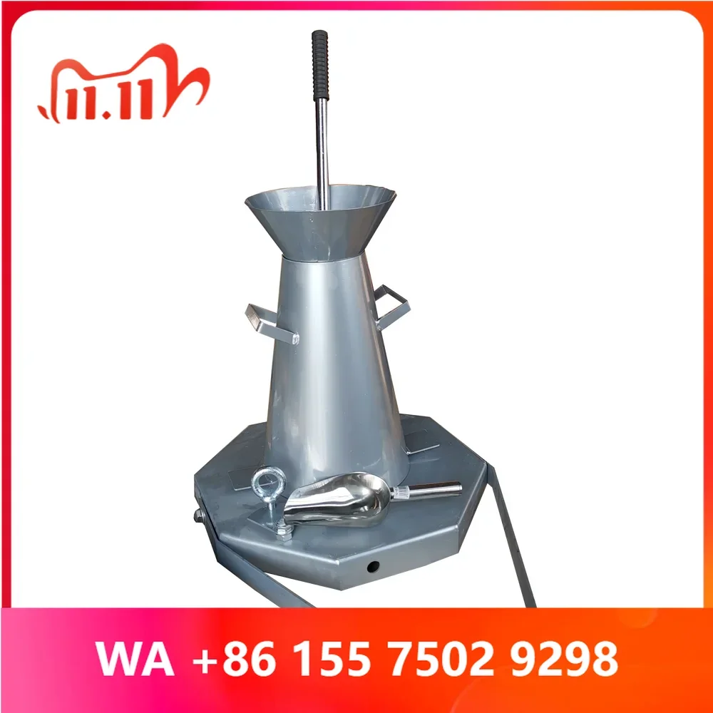 Slump cone set Sprayed steel Concrete Slump Tester Complete set of testing equipment for concrete compression testing hine