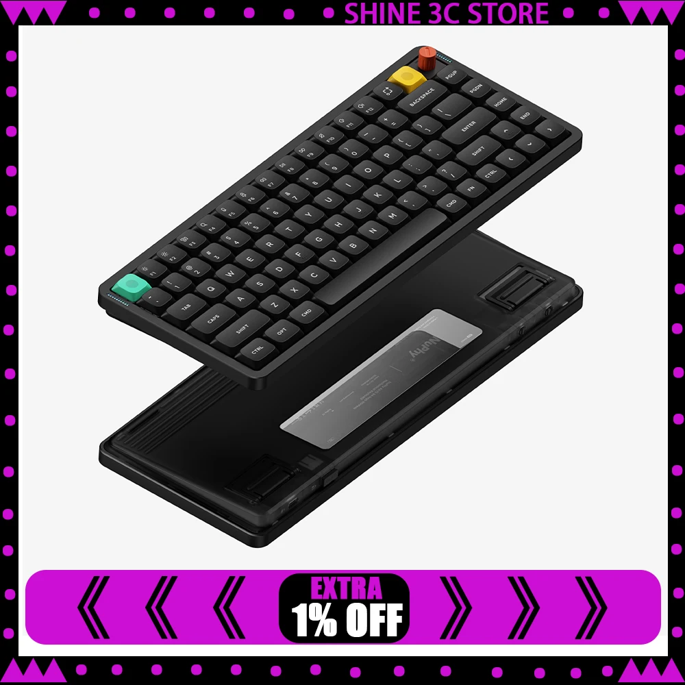 

NuPhy Air75 V3 Low-Profile Mechanical Keyboard Wireless 3Mode Hot Swap 4000mAh Battery Custom Air75V3 Short Nano Switch Keyboard