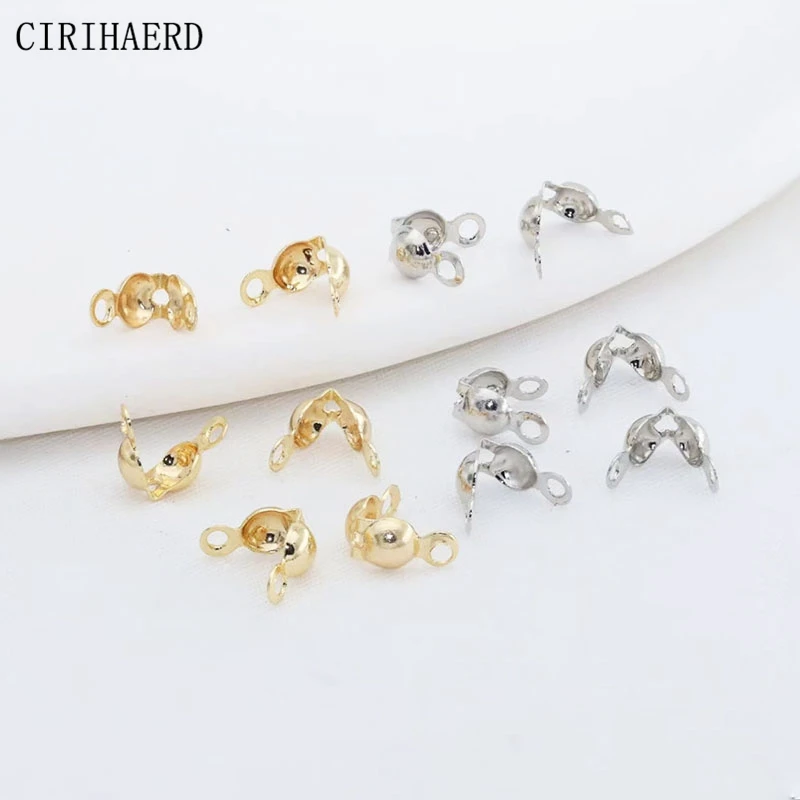 Clip Clasp DIY Accessories Supplies For Jewelry Finishing Double Ear Wrap Wire Buckle Fittings Connectors For Jewelry Making