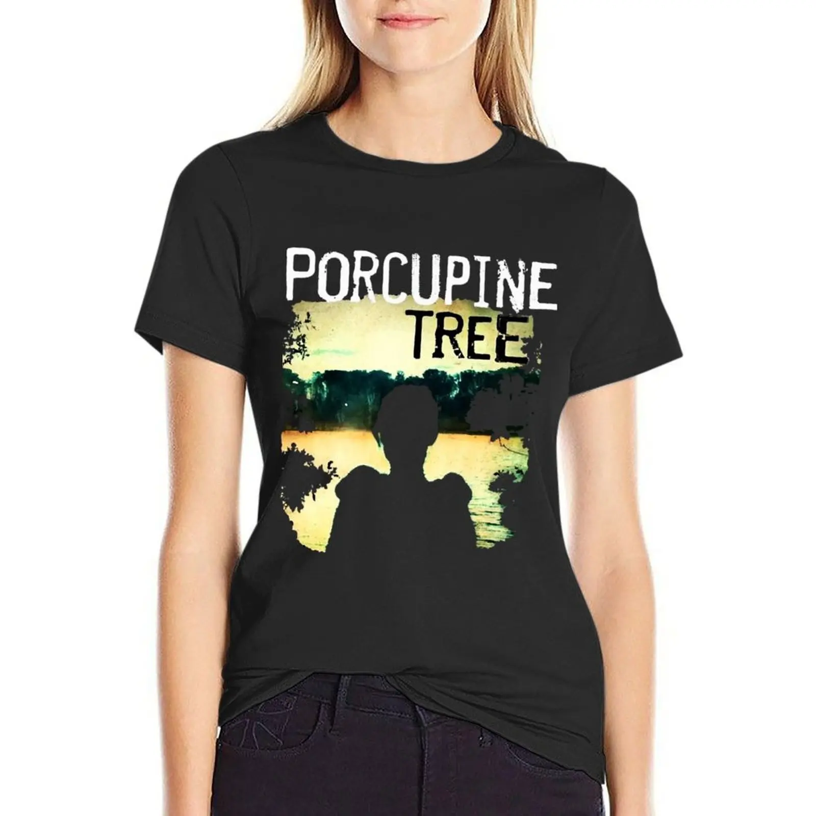 Porcupine Tree music Rock and heavy metal Ecelna T-Shirt korean fashion oversized funnys cotton t shirts Women