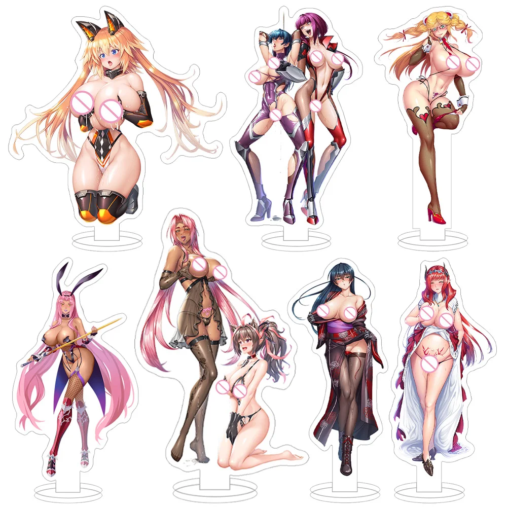 Taimanin Igawa Asagi Sakura Mizuki Yukikaze Akiyama Rinko Yatsu Murasaki Su Jinglei Mizuki Shiranui chica sexy juguete soporte acrílico