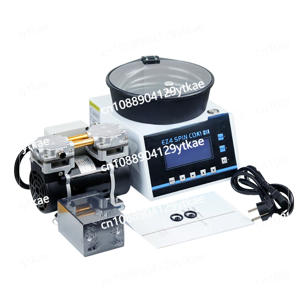 Laboratory Compact Spin Coater / Spin Processor EZ4 + Oil-free Vacuum Pump + VACUUM SPIN CHUCK 110V/220V