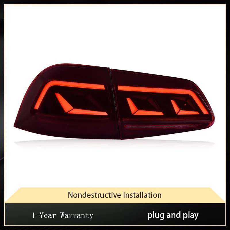 Car Lights For Volkswagen VW Touareg 2011-2018 Modification Tail Light Taillight Lens Rear Xenon Lamp Accessories