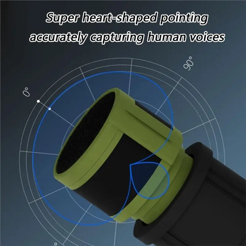 ABUO-مريحة الإسكان M5TD ميكروفون التنفيذ المباشر Capsulelet تردد واسع مستقر واضح جودة الصوت U17