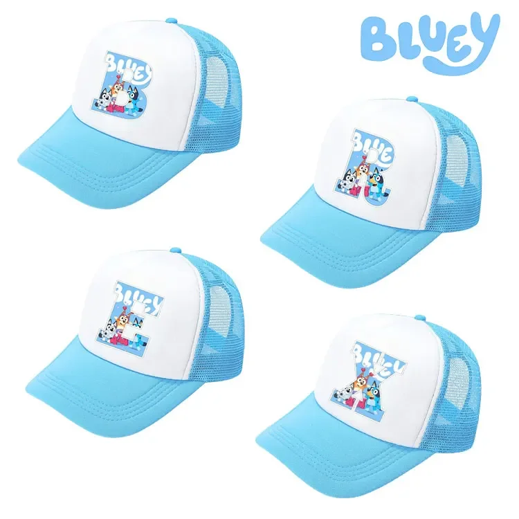 Blueyed Letters Baseball Caps Children Hat Cartoon Bingoes Family Outdoor Sports Sun Hats Adjustable Peaked Cap Birthday Gifts