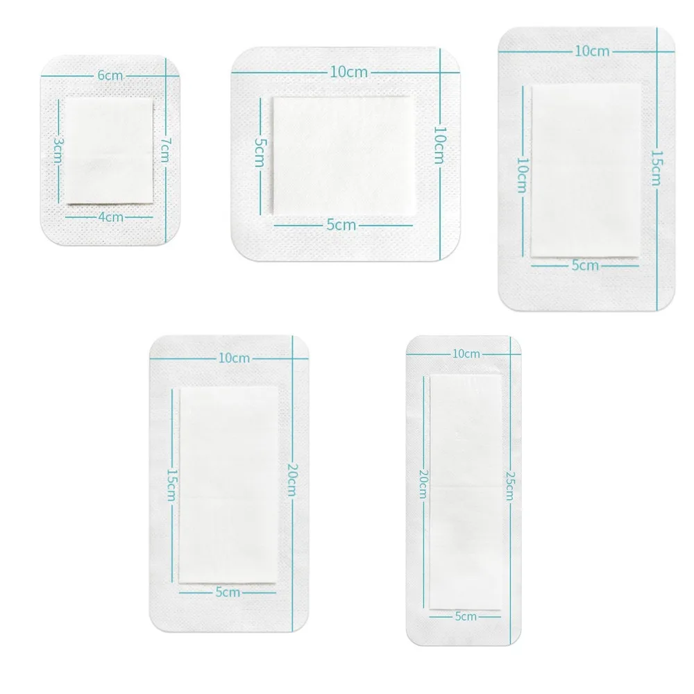 1pc Breathable Medical Wound Dressing Sterile Stickers Adhesive Non-woven Surgical Gauze Care Dressing Patch Medical Accessories