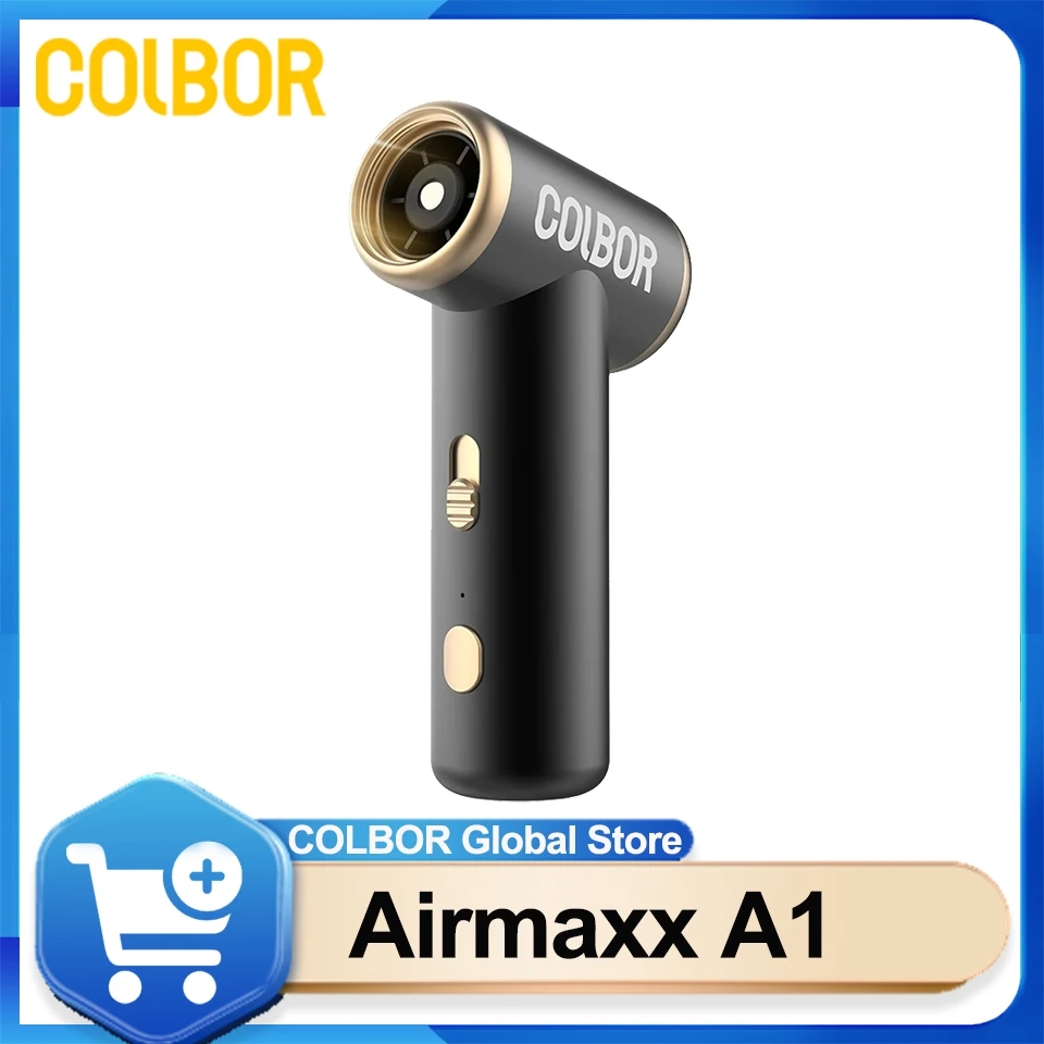 

COLBOR Airmaxx A1 Jet Fan Brushless 100000RPM Compresse Air Duster Electric Air Dust Blower Cordless Computer Keyboard Cleaner