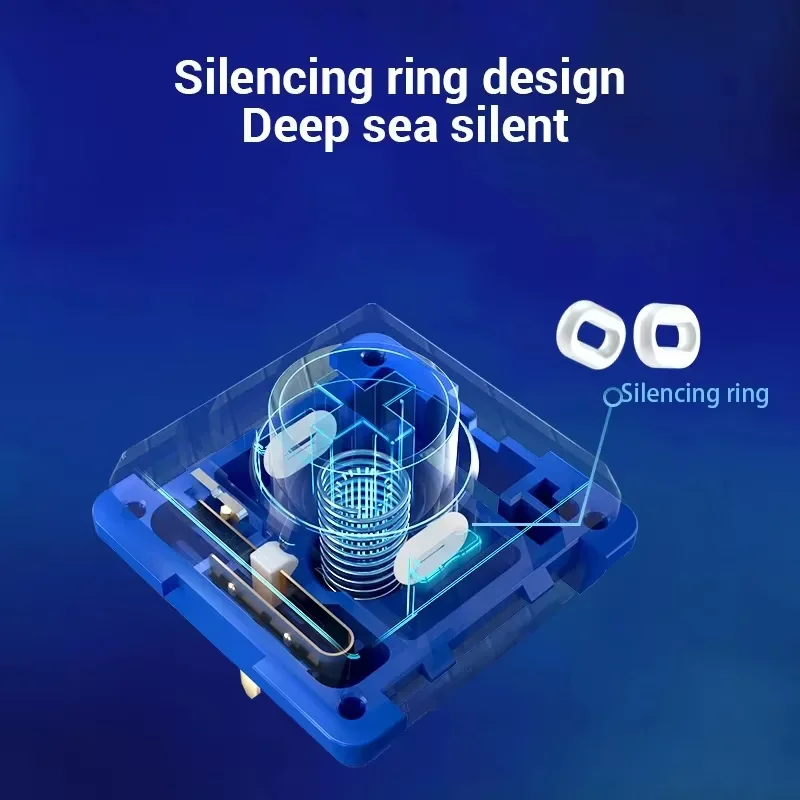 Kailh 1353 Deep Sea Mini Switch Island Whale Hitbox Switches Linear Tactile Silent Low Profile Mechanical Keyboard Gaming Switch