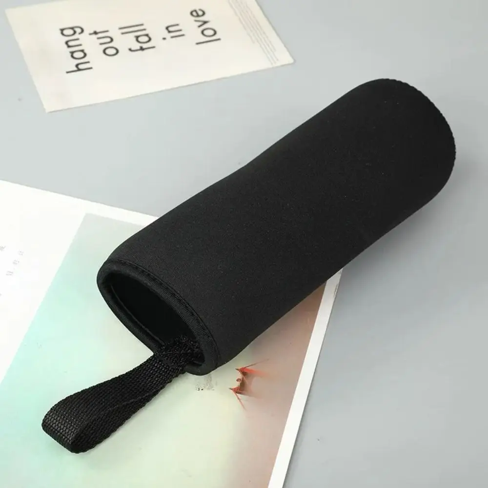 Lightweight 750/1000/1500ML Insulated Bottle Carrier Black Portable Water Bottle Case Cup Covers Bag