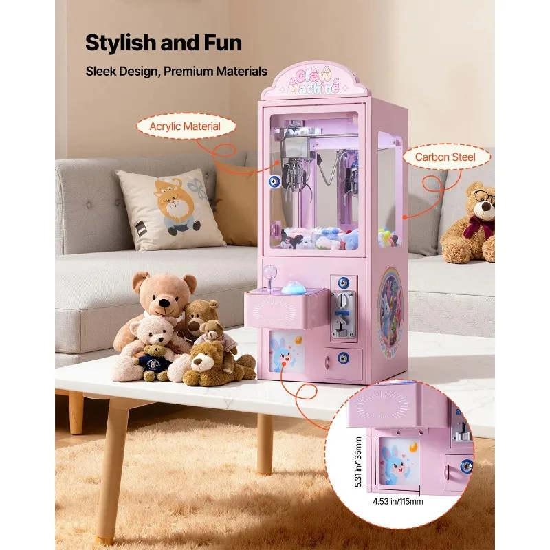 Medium-Sized Claw Machine with Light Sound for Events
