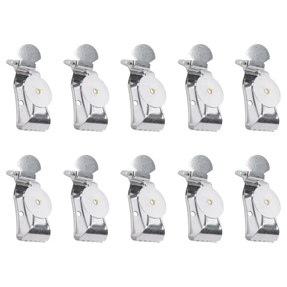 

10pcs Clips Drapes Holdbacks Stainless Steel Iron Strong Clamping Home Curtain Holdbacks Hotel Decorative Accessories