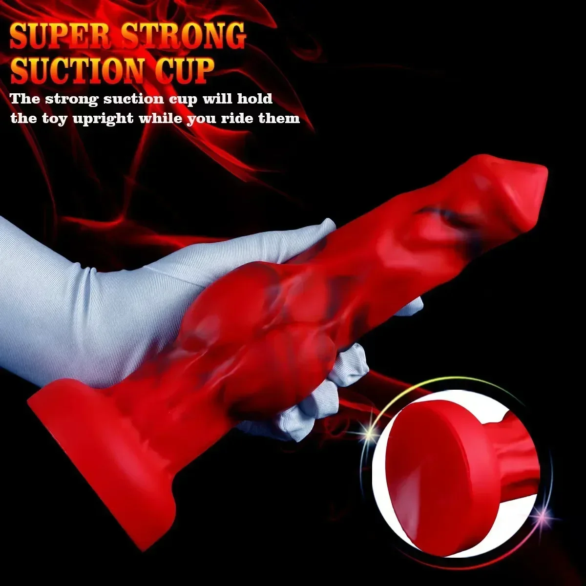 Wolf Dog Monster Dildo & Butt Plug - سدادة شرجية بعقدة كبيرة، لعبة استمناء دسار شرجي للنساء والرجال والمثليين 18+ #5