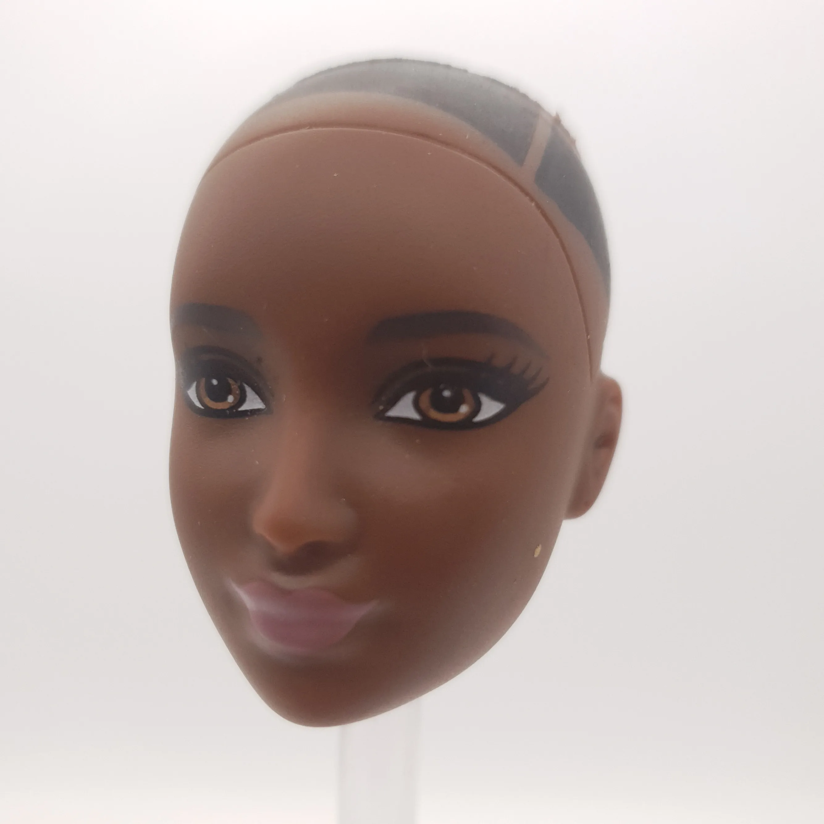 

Fashion Girl Black Skin No Hair 1/6 Scale Doll Head