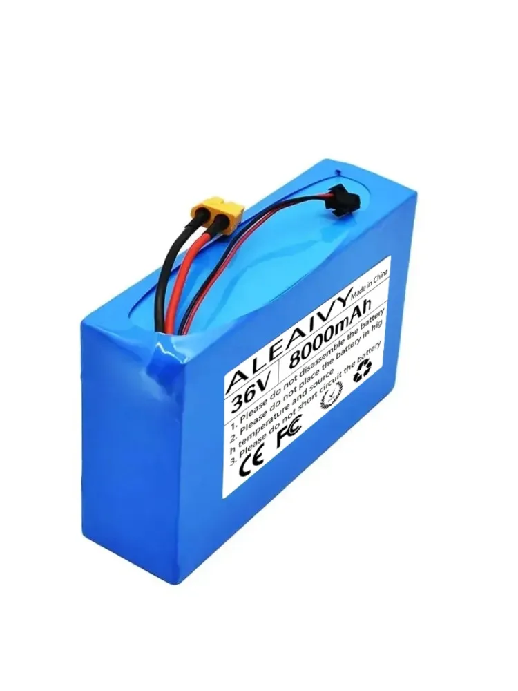 36V 8Ah 10S2P 18650 lithiumbatterij 8000 mAh 42 V voertuig ultradunne draagbare batterij met ingebouwd BMS-systeem. - afbeelding 2