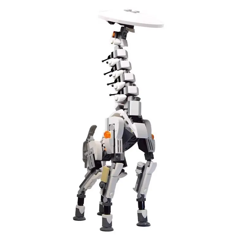 

New Hot Mini Tallnecks Monster Building Blocks Kit Game Horizon Zero Longnecked Beast Dinosaur Bricks Toy For Kids Adult Gift