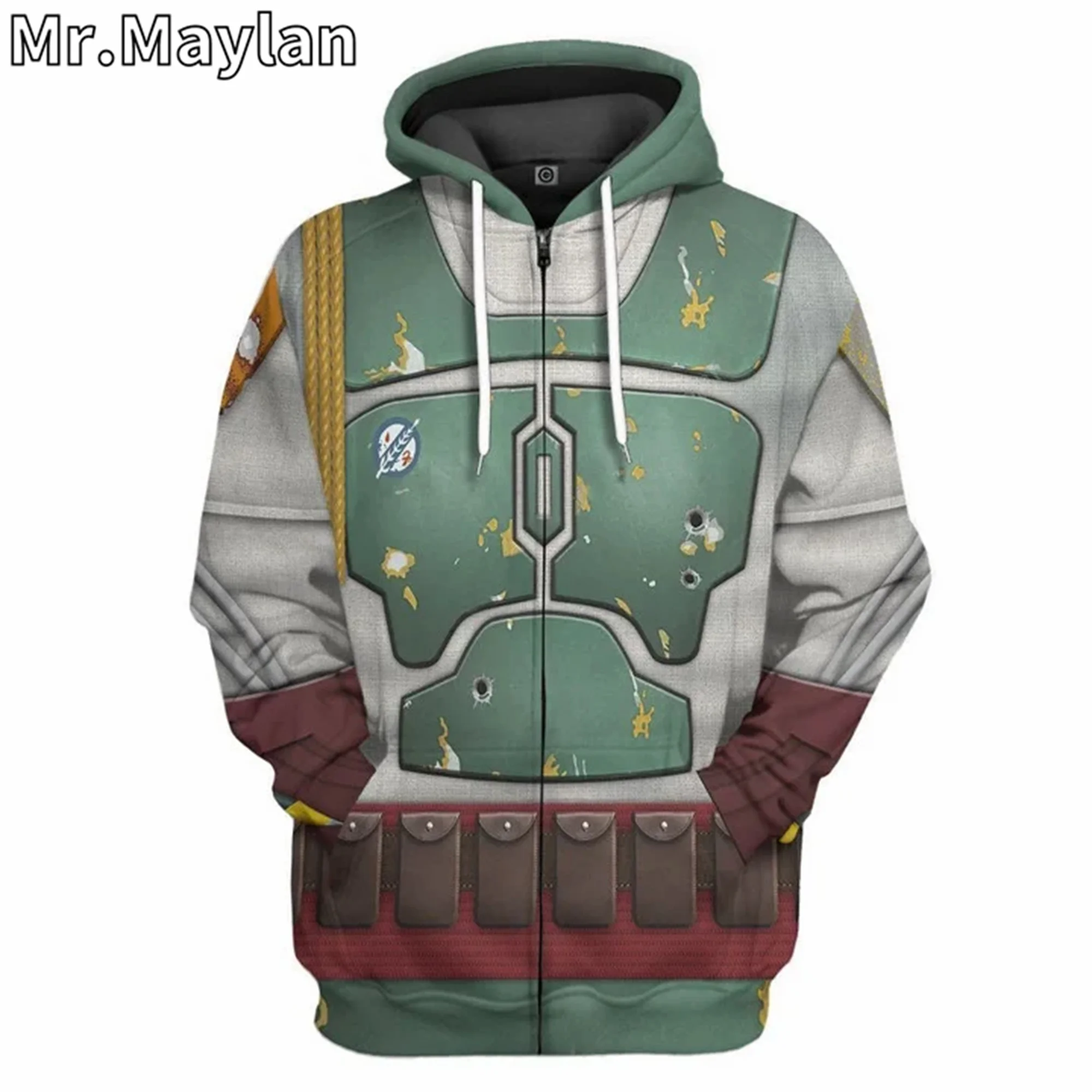 Cosplay 3D Full Printed Boba Fett  Jacket Men/women Hoodie Unisex Casual Boys Streetwear Sweatshirt Pullover Sudadera Hombre