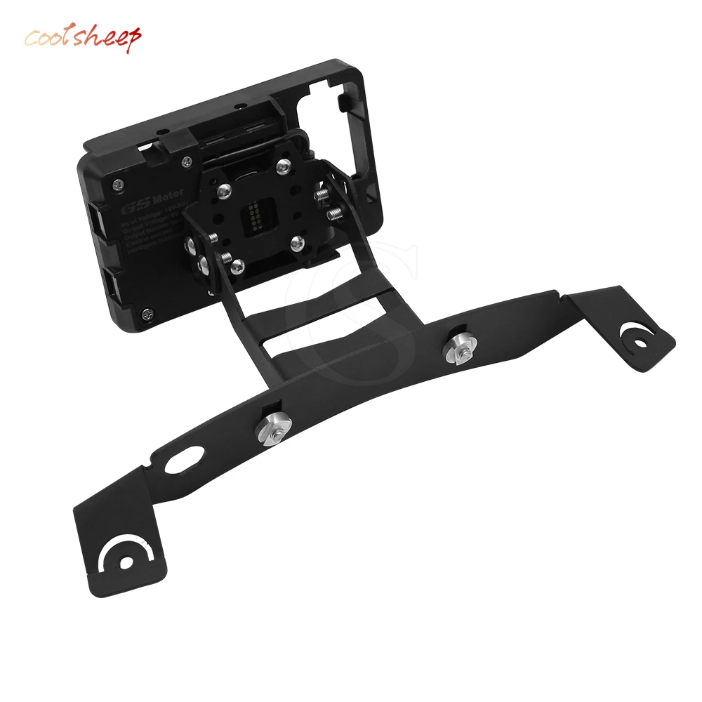 K1300GT K1300 K1200 GT Motorcycle Accessories For BMW K1200GT 2006- GPS Phone Navigation Bracket USB Charger Holder Mount Stand