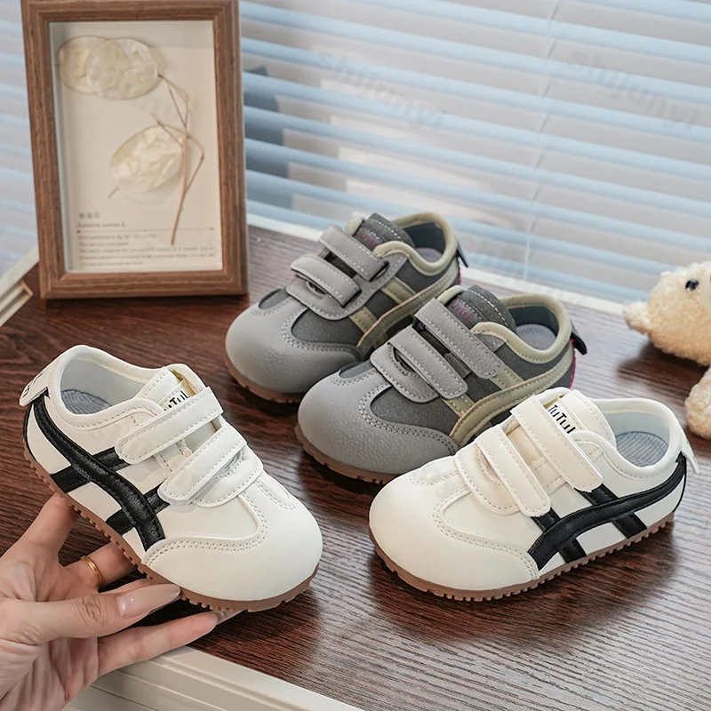 

Детские повседневные кроссовки, осень 2024, новая модная прогулочная обувь, удобные уличные детские спортивные кроссовки для маленьких мальчиков и девочек