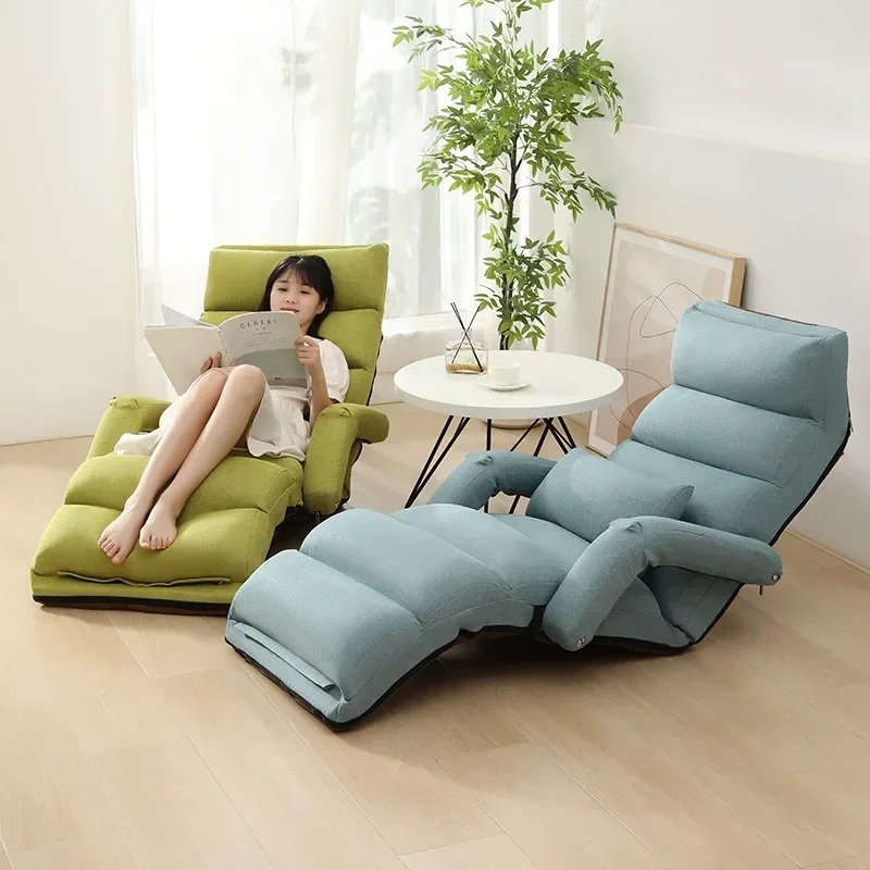 Best-selling Armchair Lounge Chair Leisure Family Lunch Break Folding Bed Lazy Person Folding Sofa For Bedroom