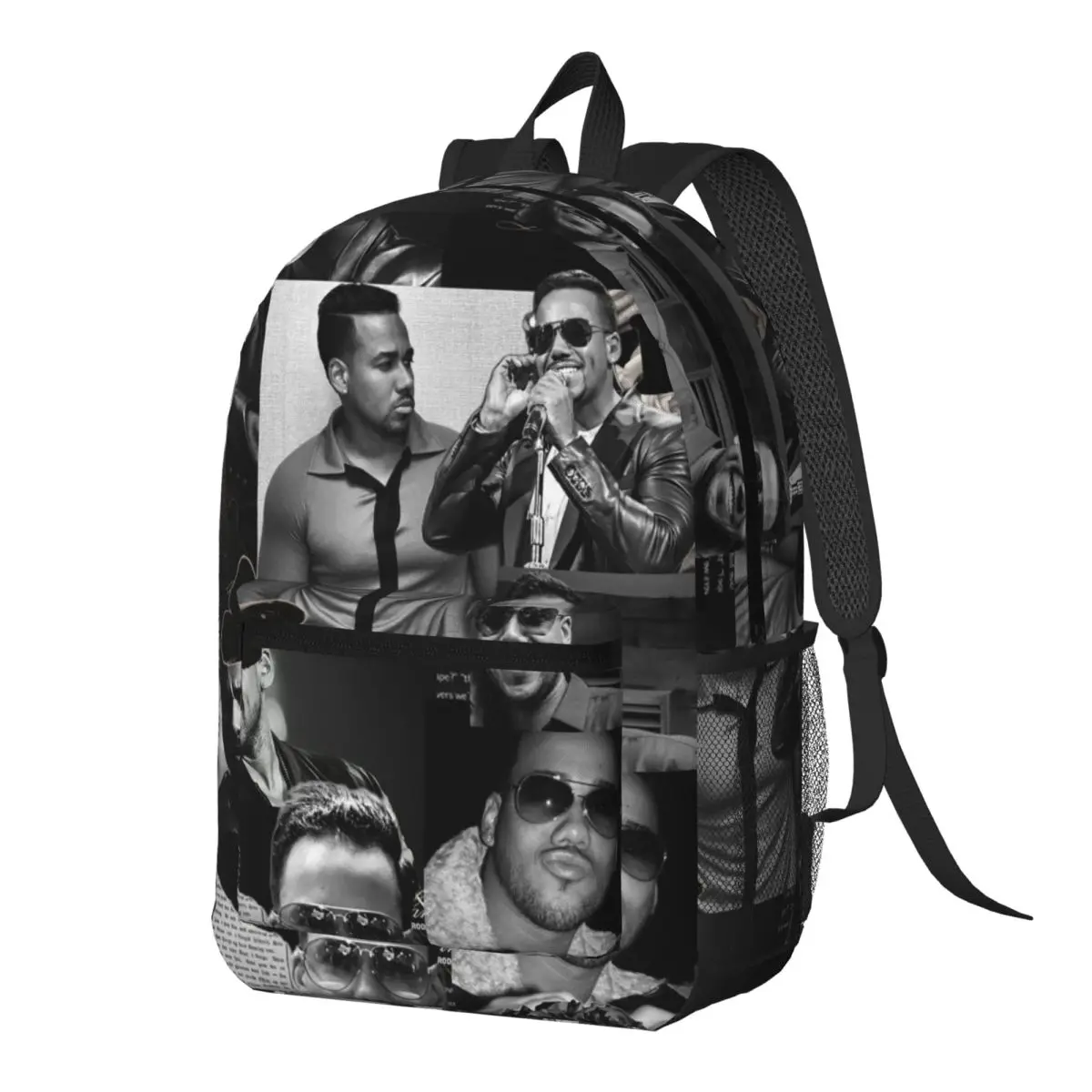 

Latin Singer Romeo Santos Backpack Daypack Large Capacity Children BookBag School Bag Shoulder Bags for Men Women