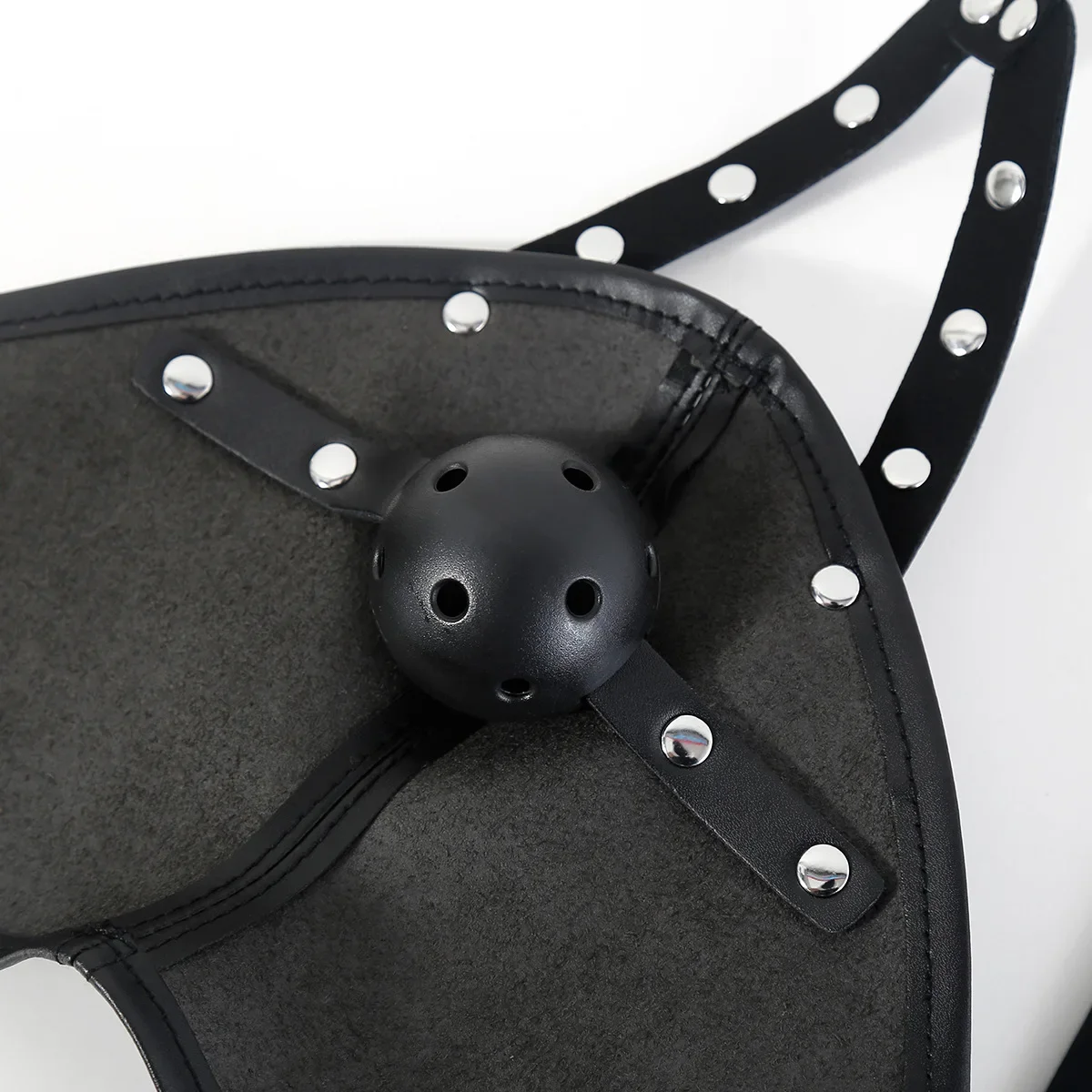 رئيس عبودية الجلود هود قناع الجنس لعب الكبار Bdsm القيود ألعاب الكبار الوثن ارتداء للأزواج القبعات