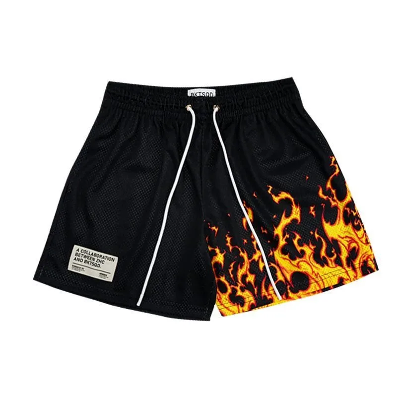 

Летние крутые баскетбольные шорты для спортзала, унисекс, повседневные спортивные штаны, дышащие сетчатые шорты, новинка 2025 года