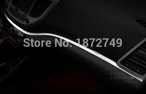 for Hyundai Tucson 2016 Stainless Steel Console Trim Center Console Panel Side Decorative Car-Styling