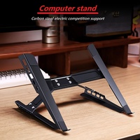 Carbon Steel Laptop Stand Desktop Adjustable Tablet Holder Notebook Riser for Heat Dissipation